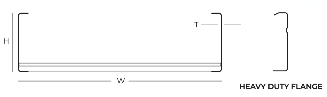 Ladder Type Cable Tray Technical Drawing
